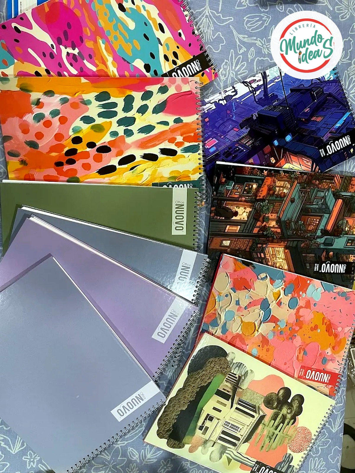Cuaderno Argollado Diseños Nuovo